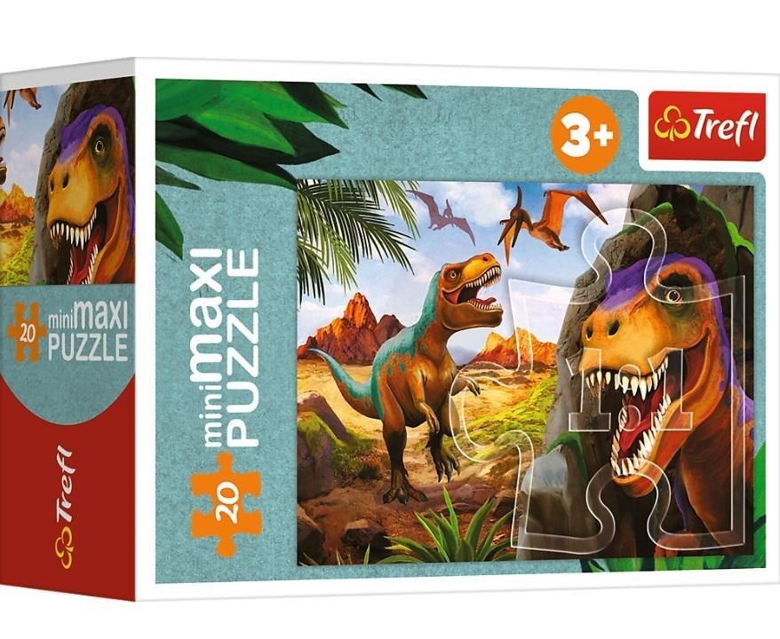 PUZZLE 20 ELEMENTS MINIMAXI EXPLOREZ LE MONDE DES DINOSAURES TREFL 21138 TR TREFL